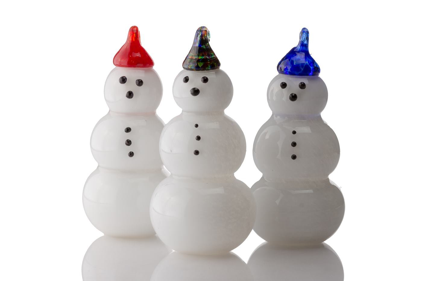 Trio of Snowmen - Hudson Glass